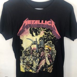 NWOT Metallica Black T-shirt - Adult S